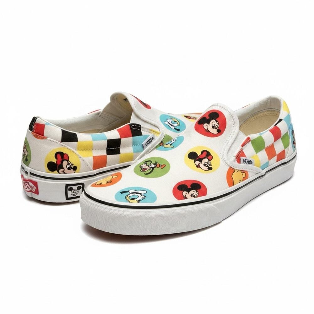 NWOT Vans x Walt Disney World 50th Anniversary Classic Slip-On Shoes M10 W12